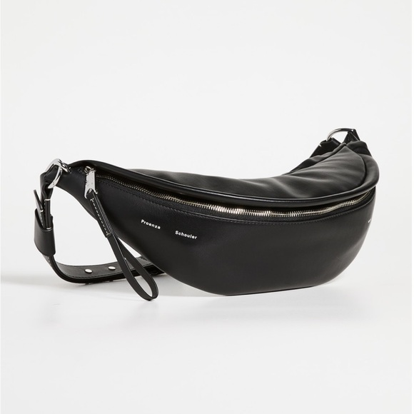 Proenza Schouler Stanton Sling Crinkled Leather Shoulder Bag - Picture 6 of 8